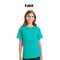 6 Pack Hanes Essential-T Youth Crewneck Short Sleeve T-Shirt for School, Casual & Bulk Everyday Wear